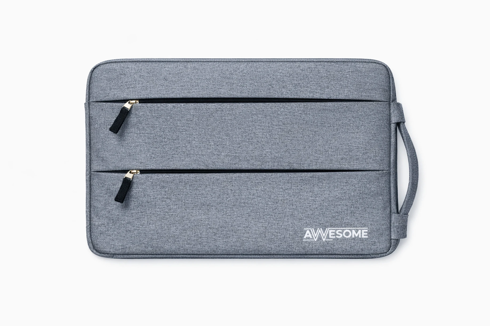 Rajindras Laptop case sleeve with handle, fits 15–16" laptops, MacBook, HP, Asus. Waterproof Laptop Sleeve/Cover (Grey, 16 L)