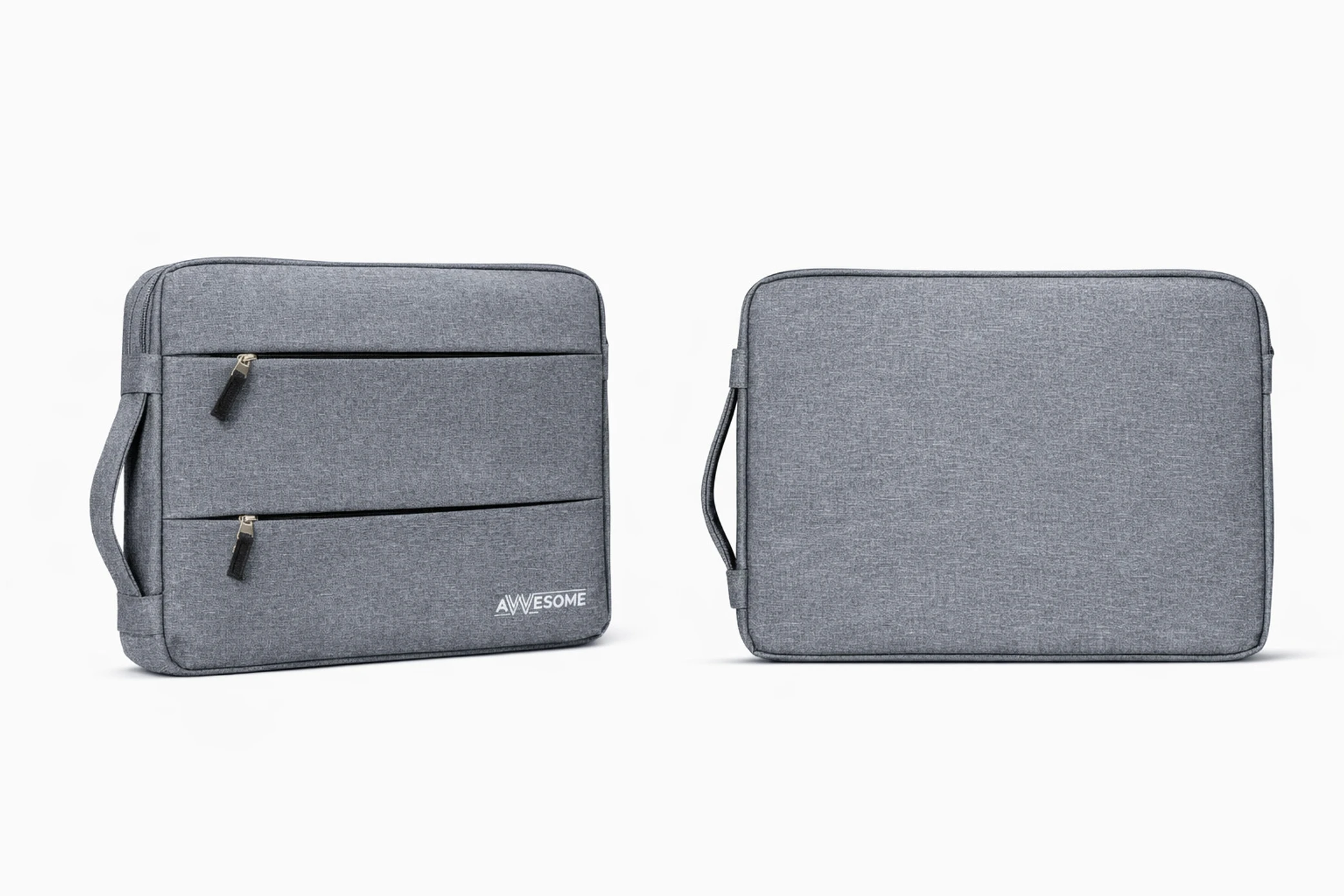 Rajindras Laptop case sleeve with handle, fits 15–16" laptops, MacBook, HP, Asus. Waterproof Laptop Sleeve/Cover (Grey, 16 L) - Image 3