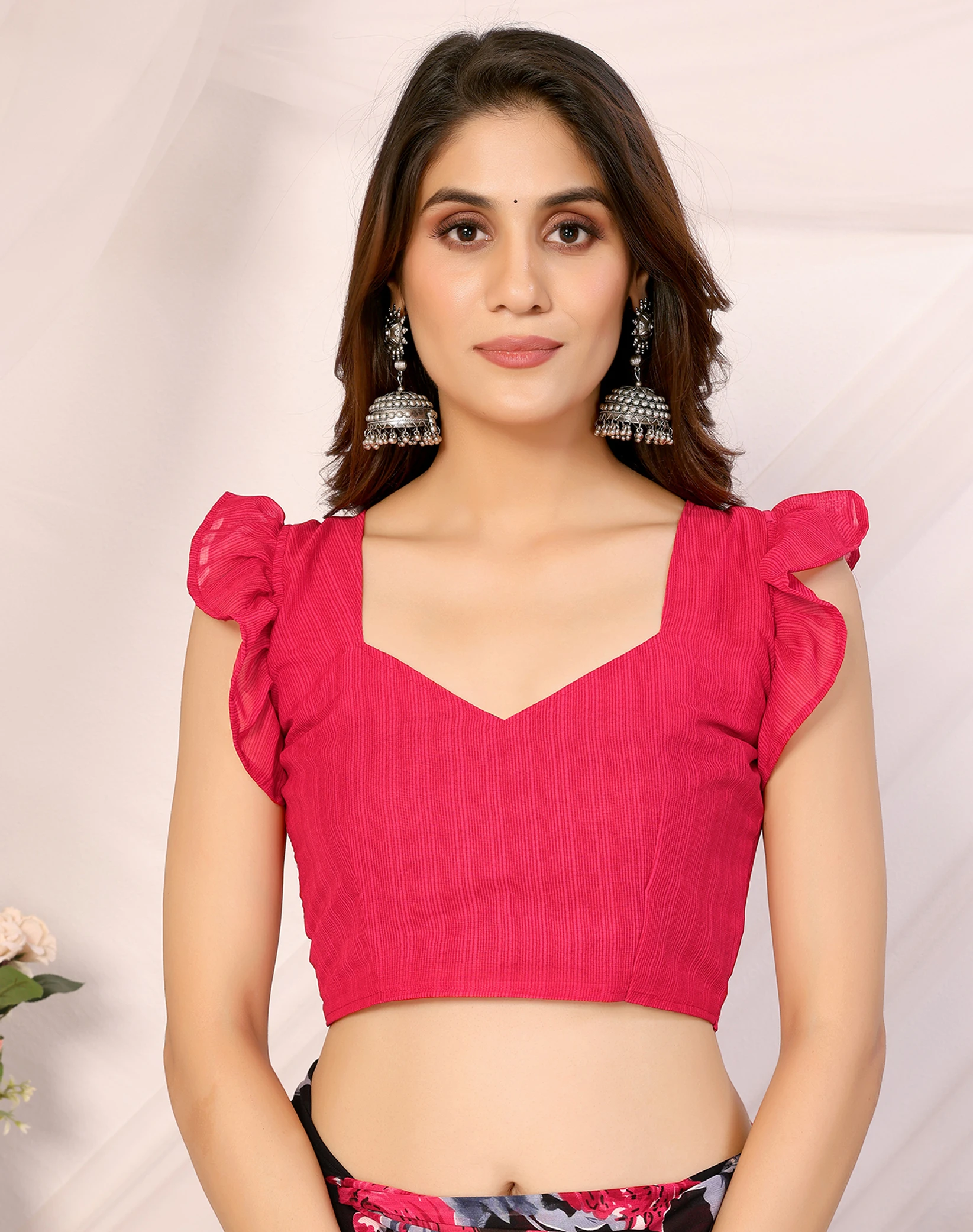 free-fk-ys-p1-zeel-pink-saree-yashika-unstitched-original-imah4wfafkf5ttdf